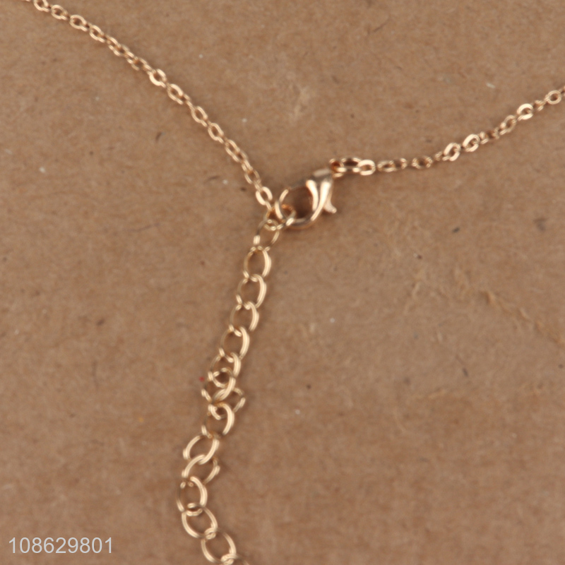 Top sale alloy fashion pendant jewelry necklace for decoration