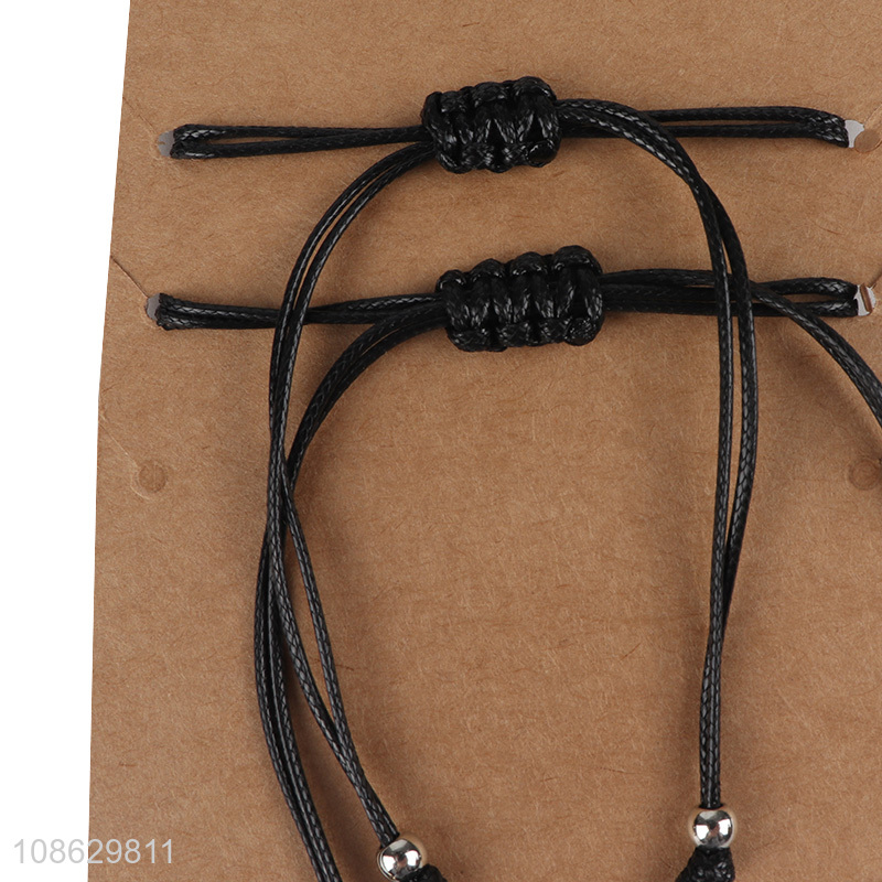 China products decorative couple friendship alloy bracelet for sale