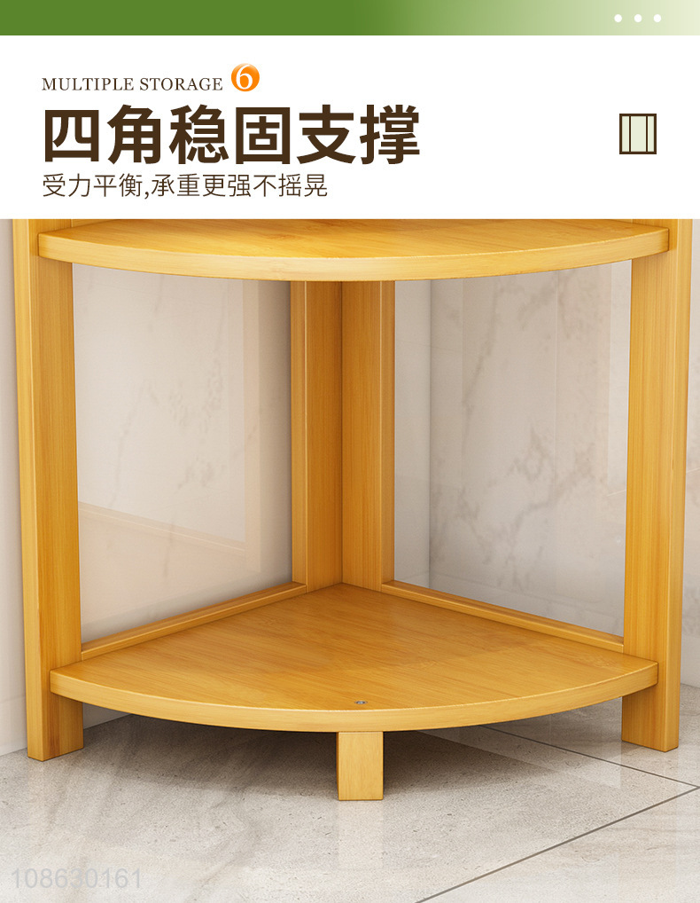 Top sale living room floor-to-ceiling small corner bookshelf wholesale