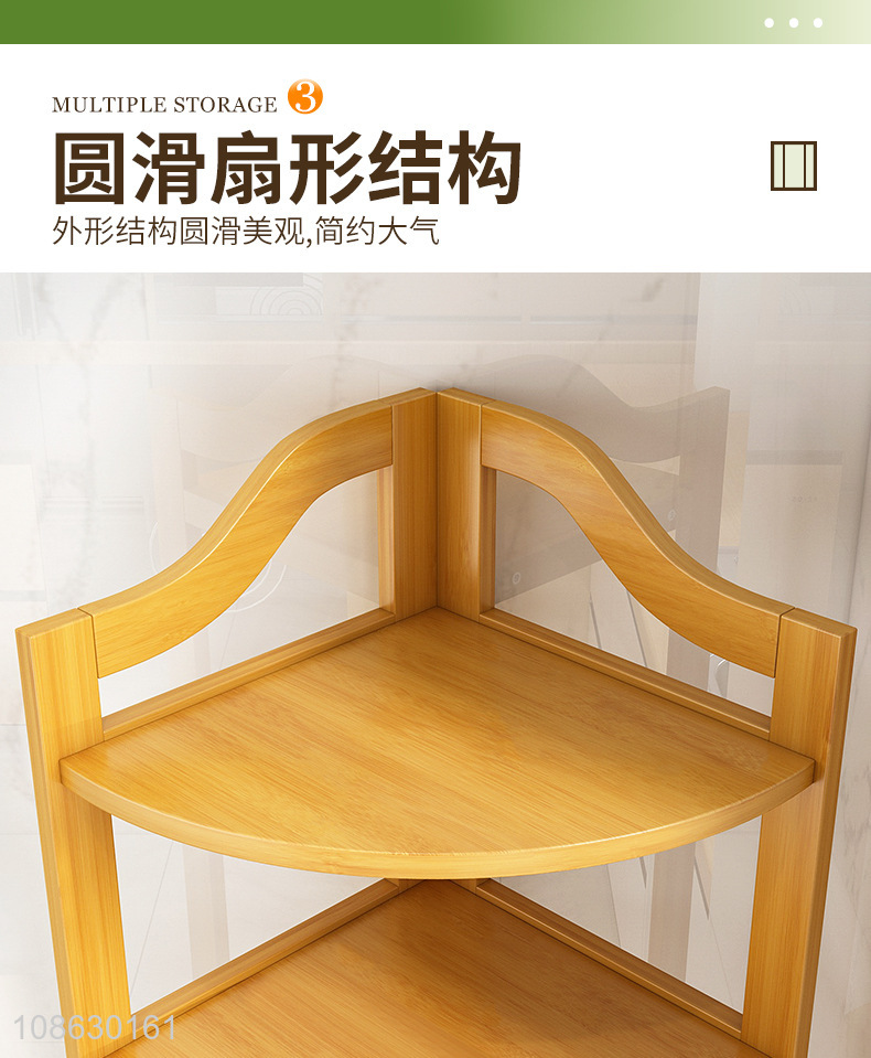 Top sale living room floor-to-ceiling small corner bookshelf wholesale