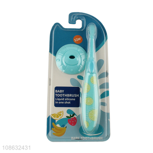 Popular products liquid silicone baby <em>toothbrush</em> for sale