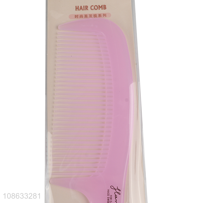 New arrival plastic professional anti-static hair comb for sale