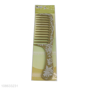Factory wholesale plastic anti-static hair comb for long hair