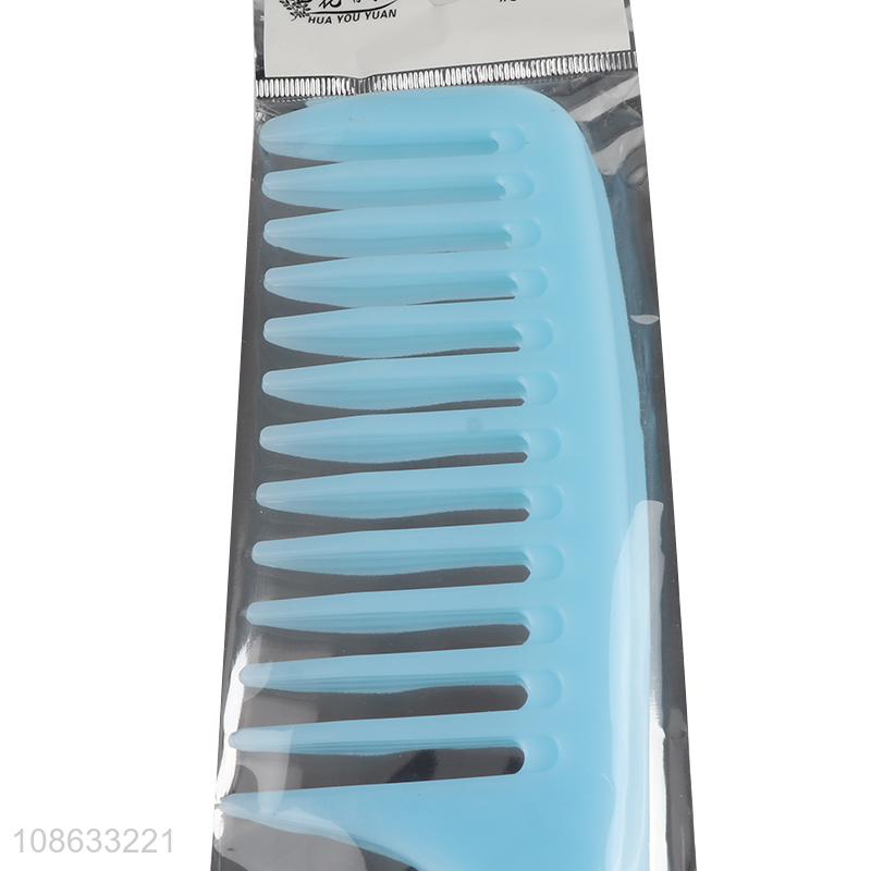 Hot products plastic wide teeth hair comb for dressing accessories