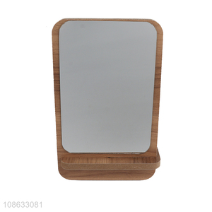 Popular products wooden tabletop makeup <em>mirror</em> <em>cosmetic</em> <em>mirror</em>