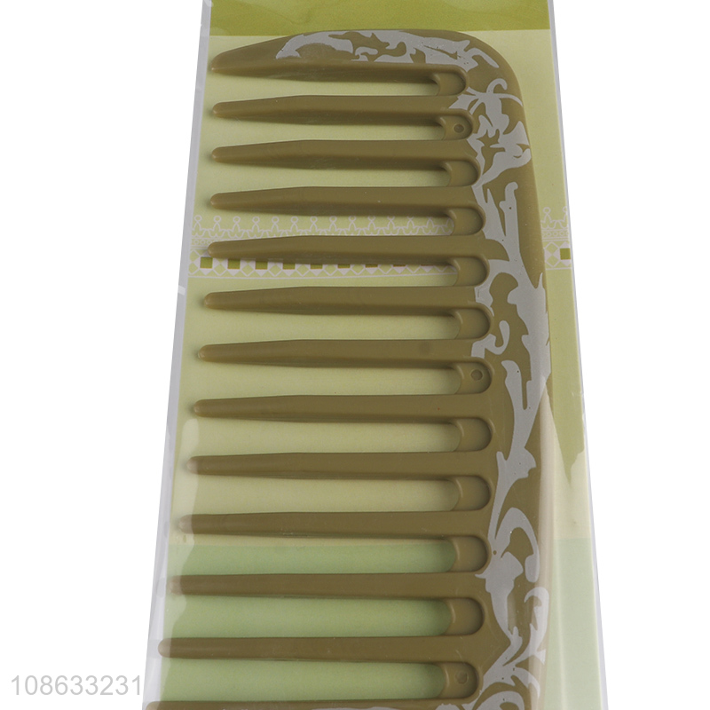 Factory wholesale plastic anti-static hair comb for long hair