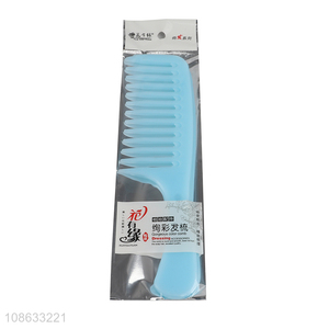 Hot products plastic wide teeth hair comb for dressing accessories