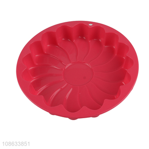 Hot selling sunflower shaped <em>silicone</em> cake molds <em>bakeware</em>