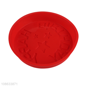 Online wholesale reusable bpa free silicone cake baking pans