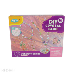 Online Wholesale DIY Crystal <em>Glue</em> Jewelry Making Kit For Kids Age 6+