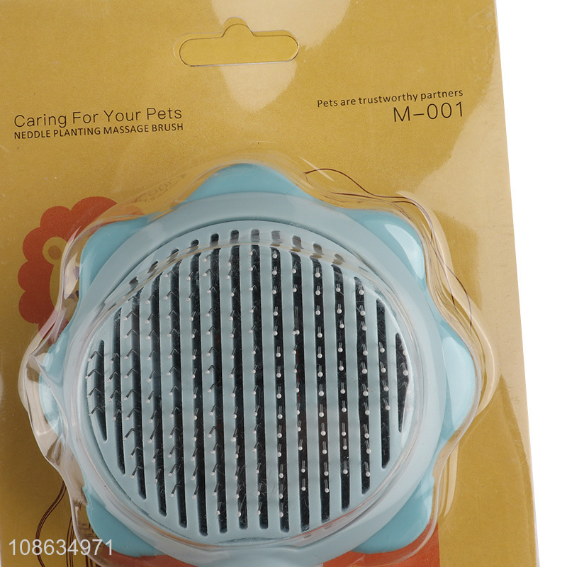 High quality shedding grooming pet hair comb dogs cats comb