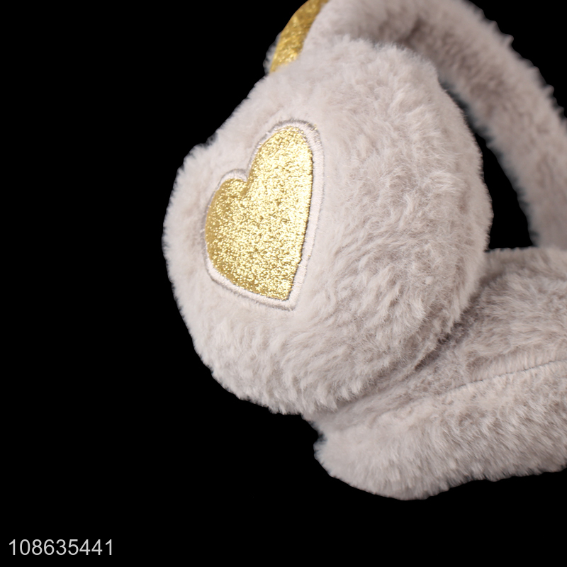 Top selling winter warm plush earmuffs wholesale