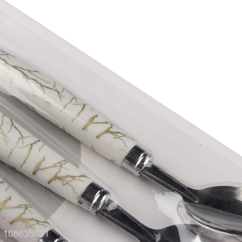 Online wholesale 2pcs stainless steel table spoons for kitchen