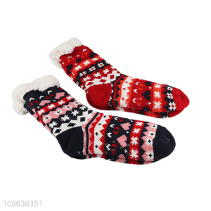 Factory price winter home floor socks anti-skid slipper socks