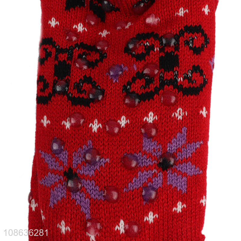 Hot selling winter warm anti-slip floor socks indoor socks
