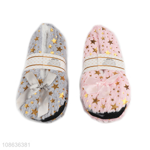 Hot selling winter warm anti-slip floor slippers home shoes