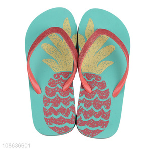 Latest products children indoor outdoor pvc flip flops slippers