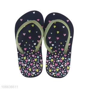 Low price outdoor summer beach children flip flops slippers