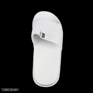 Factory price white men indoor outdoor slippers for summer