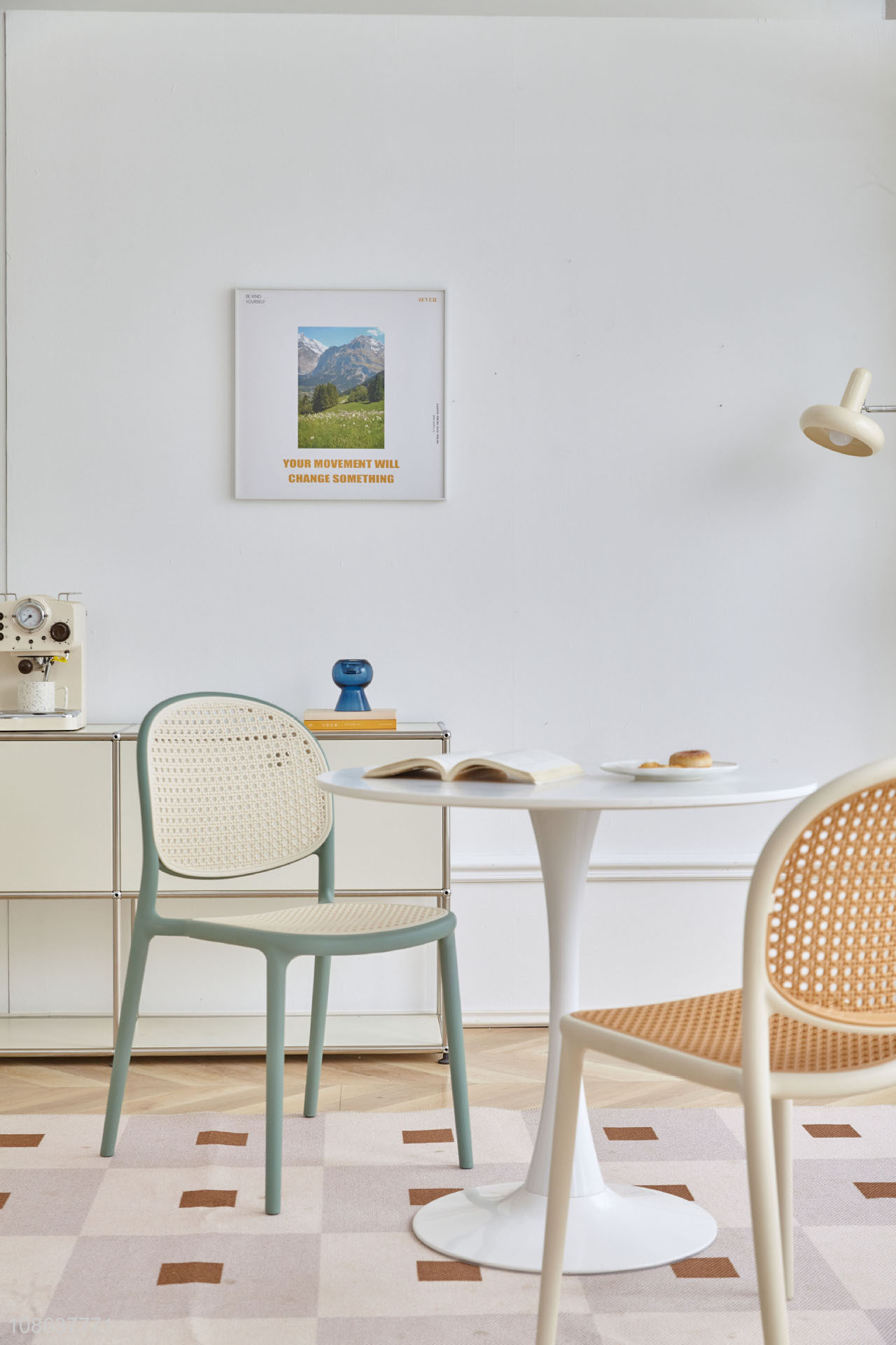 Factory supply living room rattan plastic chair dining chairs for sale