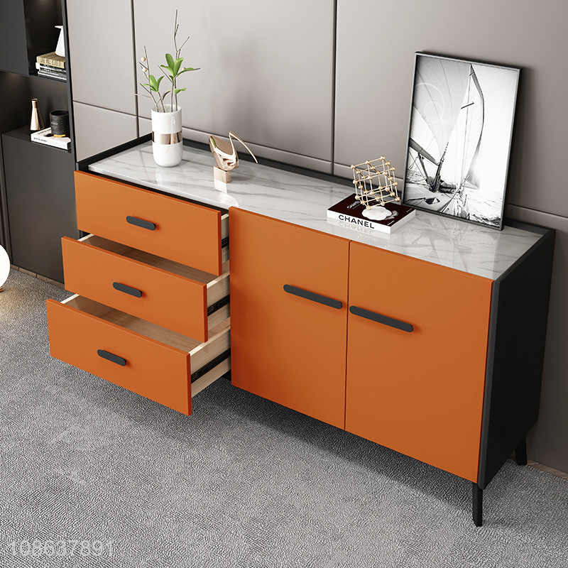 Wholesale modern Italian slate top sideboard cabinet buffet cabinet