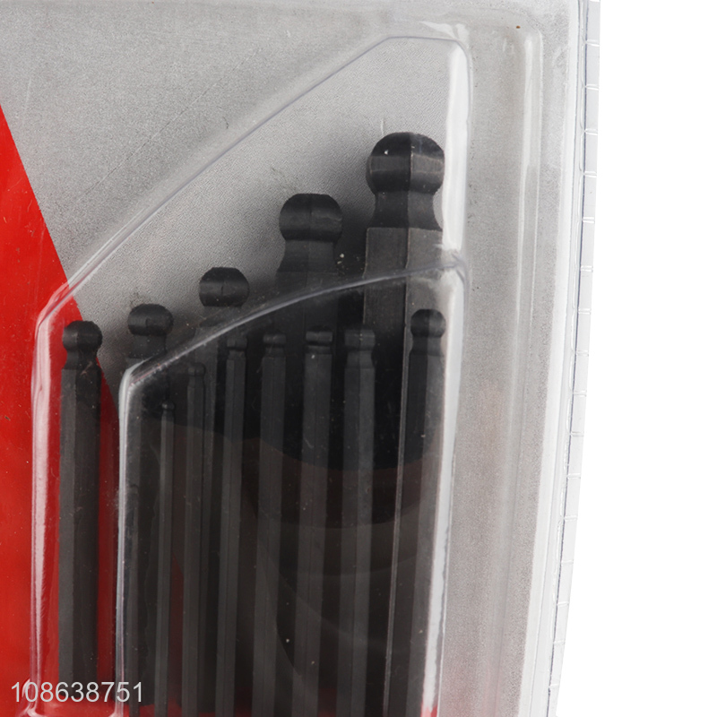 Wholesale 13pcs ball head hex wrench allen wrench hardware tools