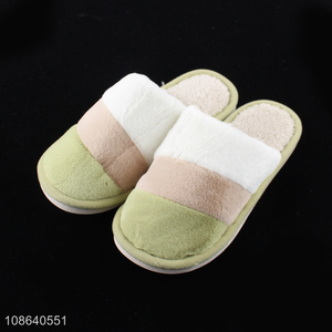Latest products non-slip winter warm women home slippers