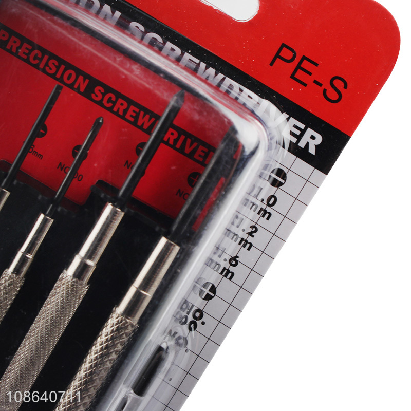 Top selling 6pcs watch glasses repair tool screwdriver set