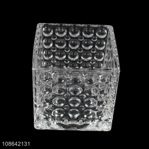 Low price tabletop decoration glass vase flower vase for sale