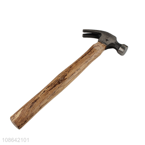 Hot products hand tool wooden handle claw hammer