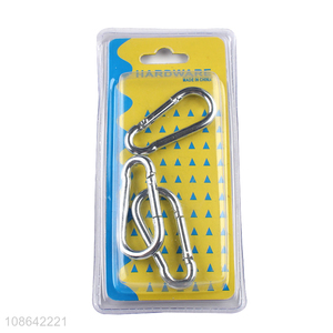 Most popular 3pcs metal locking carabiner clips for sale