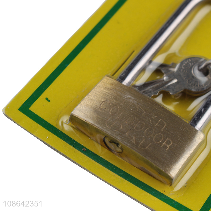 Good quality mini brass padlock thin type brass padlock