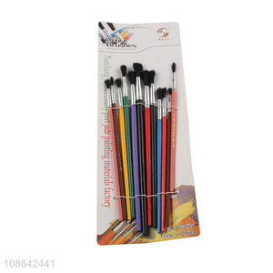 Good selling 12pcs painting tool painting <em>brush</em> wholesale