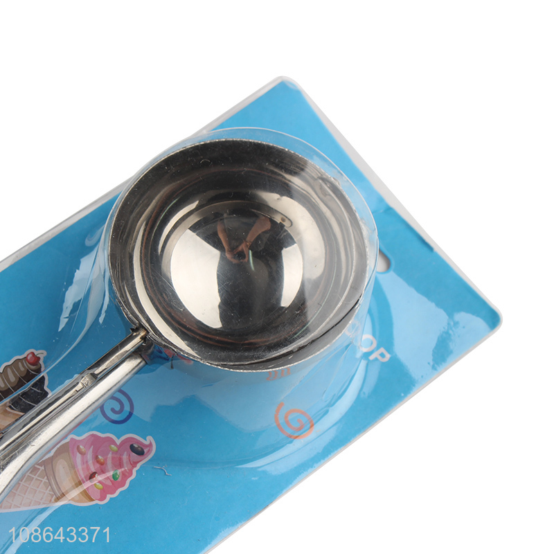 Good quality stainless steel ice cream scoop cookie scoop with trigger