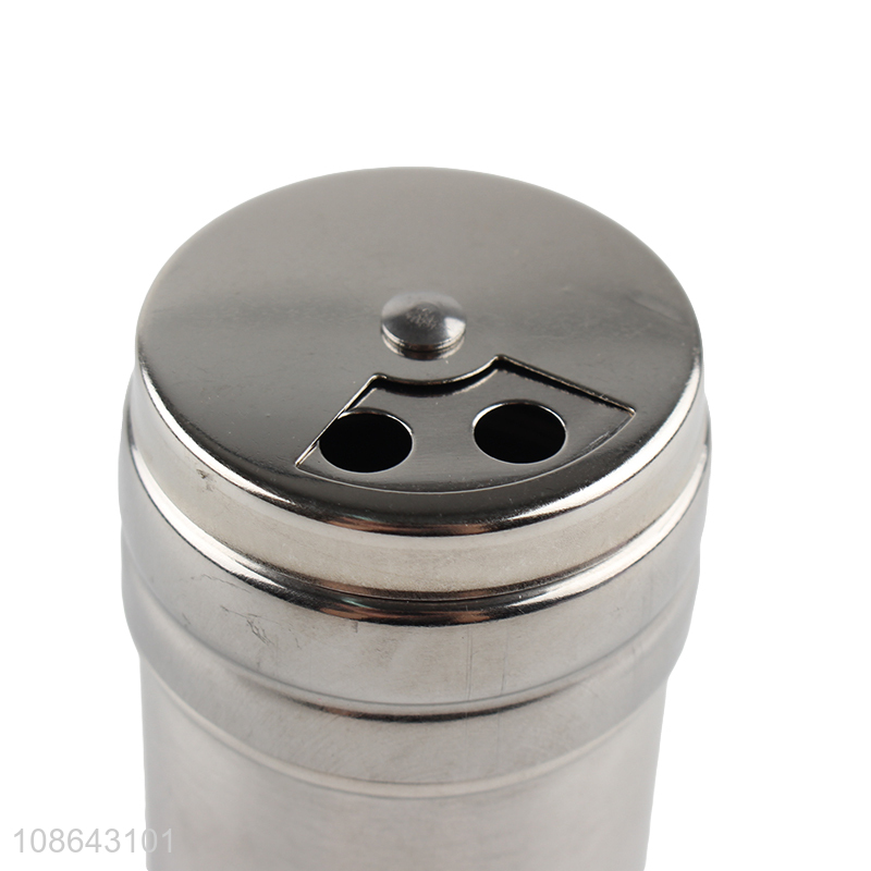 Wholesale stainless steel salt and pepper shaker seasoning jar spice jar