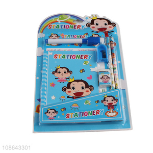 Popular product kids student stationery set pupil school supplies