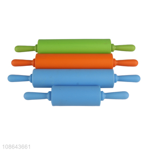 Factory supply silicone non-stick rolling pin pastry roller