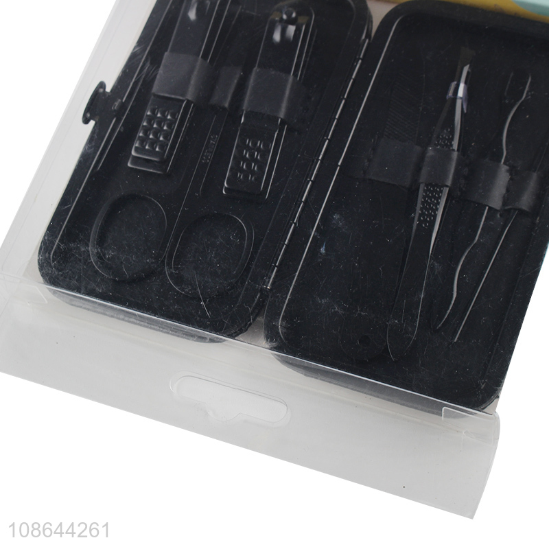 Good quality 7pcs manicure and pedicure set household nail care kit