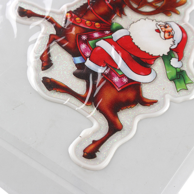 Hot selling home décor christmas window stickers wholesale
