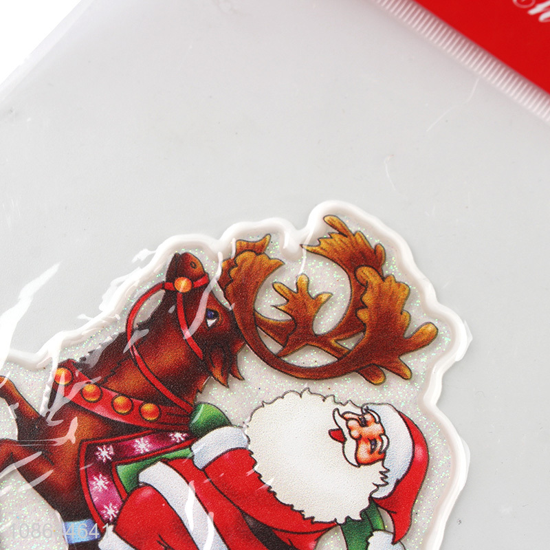 Hot selling home décor christmas window stickers wholesale