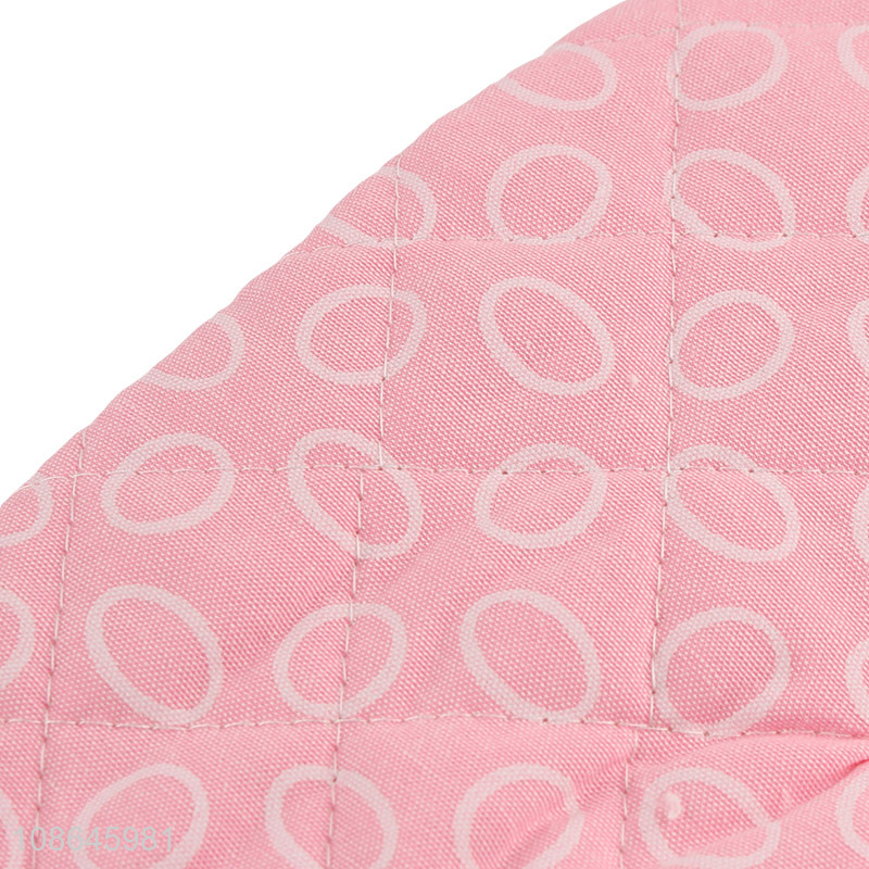 High quality 3pcs cotton oven mitt microwave glove set with towel & pot holder