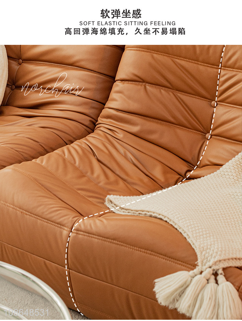Good quality home furniture leisure sofa technology cloth single sofa