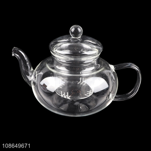 Good quality heat-resistant high borosilicate glass tea pot