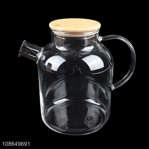 Hot products high borosilicate glass tea pot water jug for sale