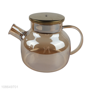 Popular products large capacity glass tea pot water jug for sale