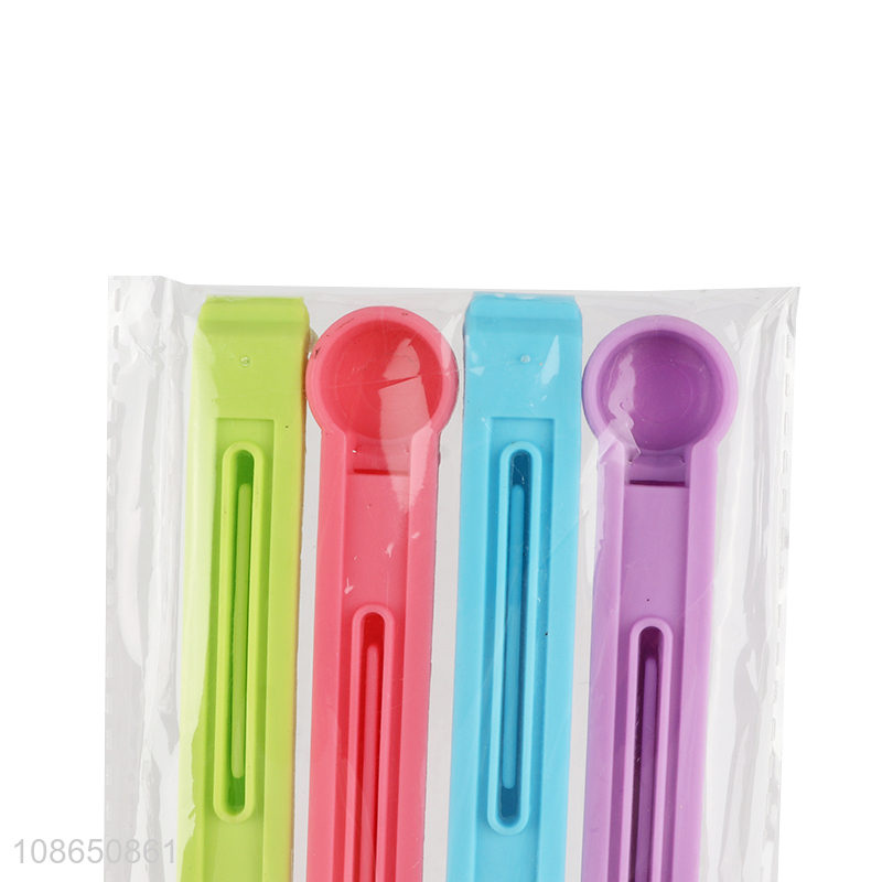 Good quality pp material food bag sealing clips for plastic bags