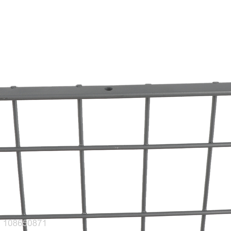 Good quality under cabinet metal wire storage basket organizer for kitchen