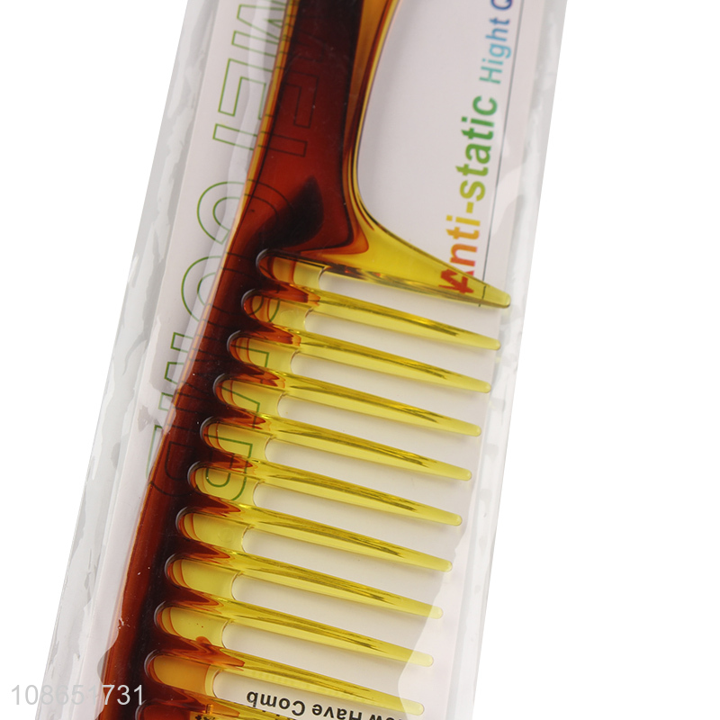 Best selling anti-static plastic hair comb hair brush wholesale