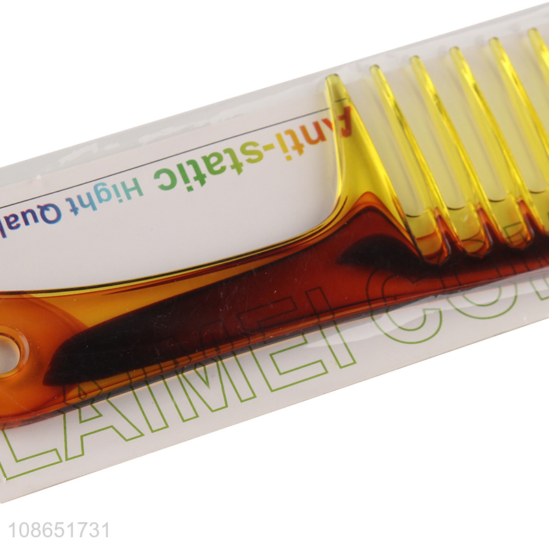 Best selling anti-static plastic hair comb hair brush wholesale