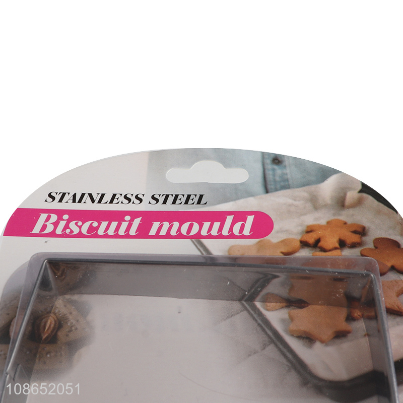 China products square baking tool stainless steel cookies mould